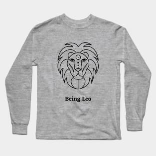 Being Leo Long Sleeve T-Shirt